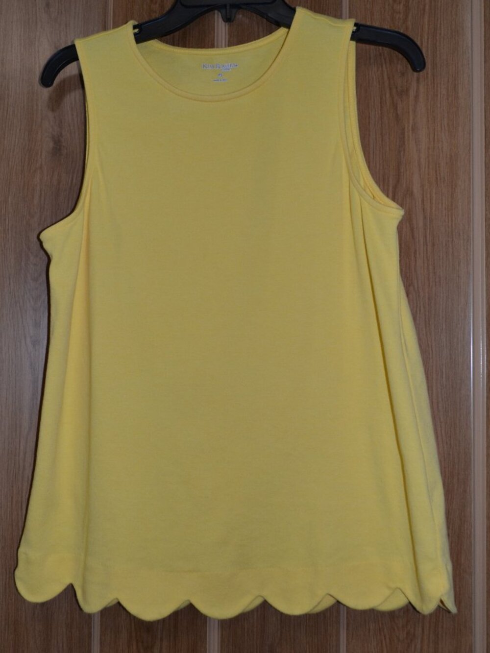 Kim Rogers yellow shell top